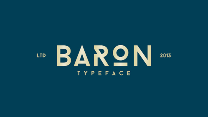 baron tipografia gratis